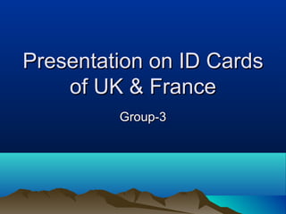 Id Card Presentation
